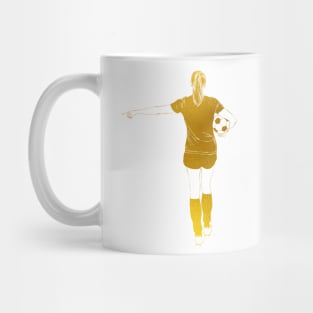 Soccer Player Girl Mug